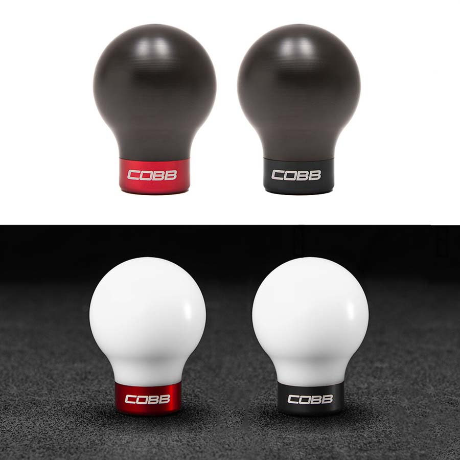 COBB Shift Knob Subaru WRX STI (09-19) WRX (15-24) Short or Tall with Black or White Finish
