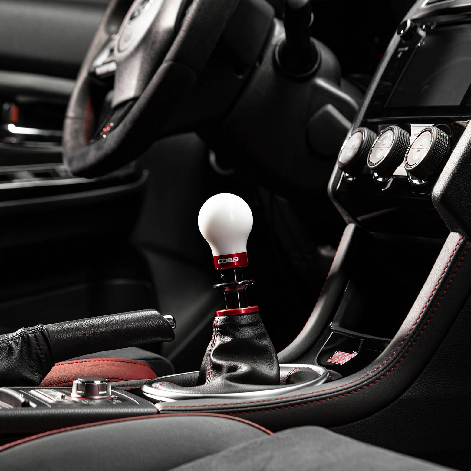 COBB Shift Knob Subaru WRX STI (09-19) WRX (15-24) Short or Tall with Black or White Finish - Image 21