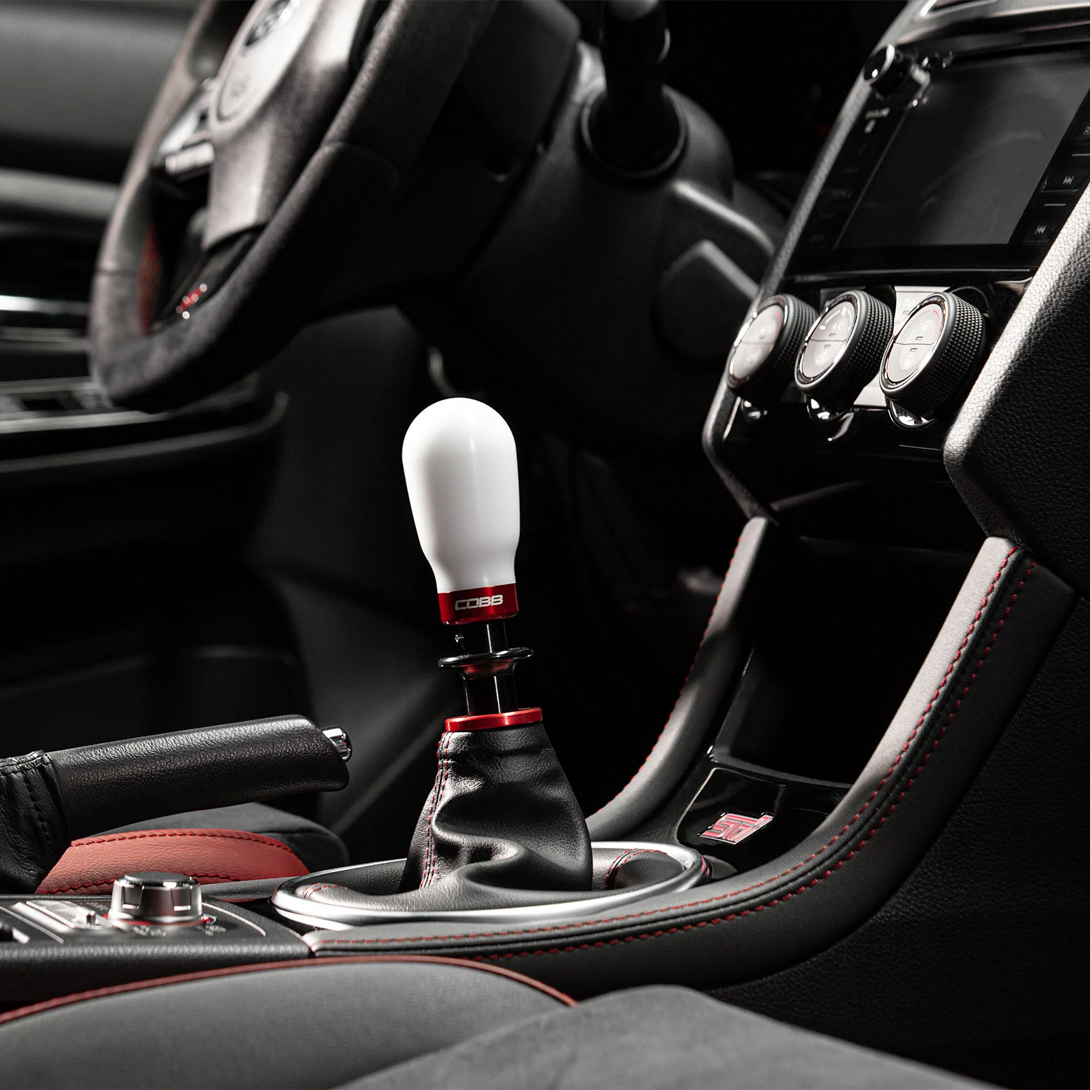 COBB Shift Knob Subaru WRX STI (09-19) WRX (15-24) Short or Tall with Black or White Finish - Image 36