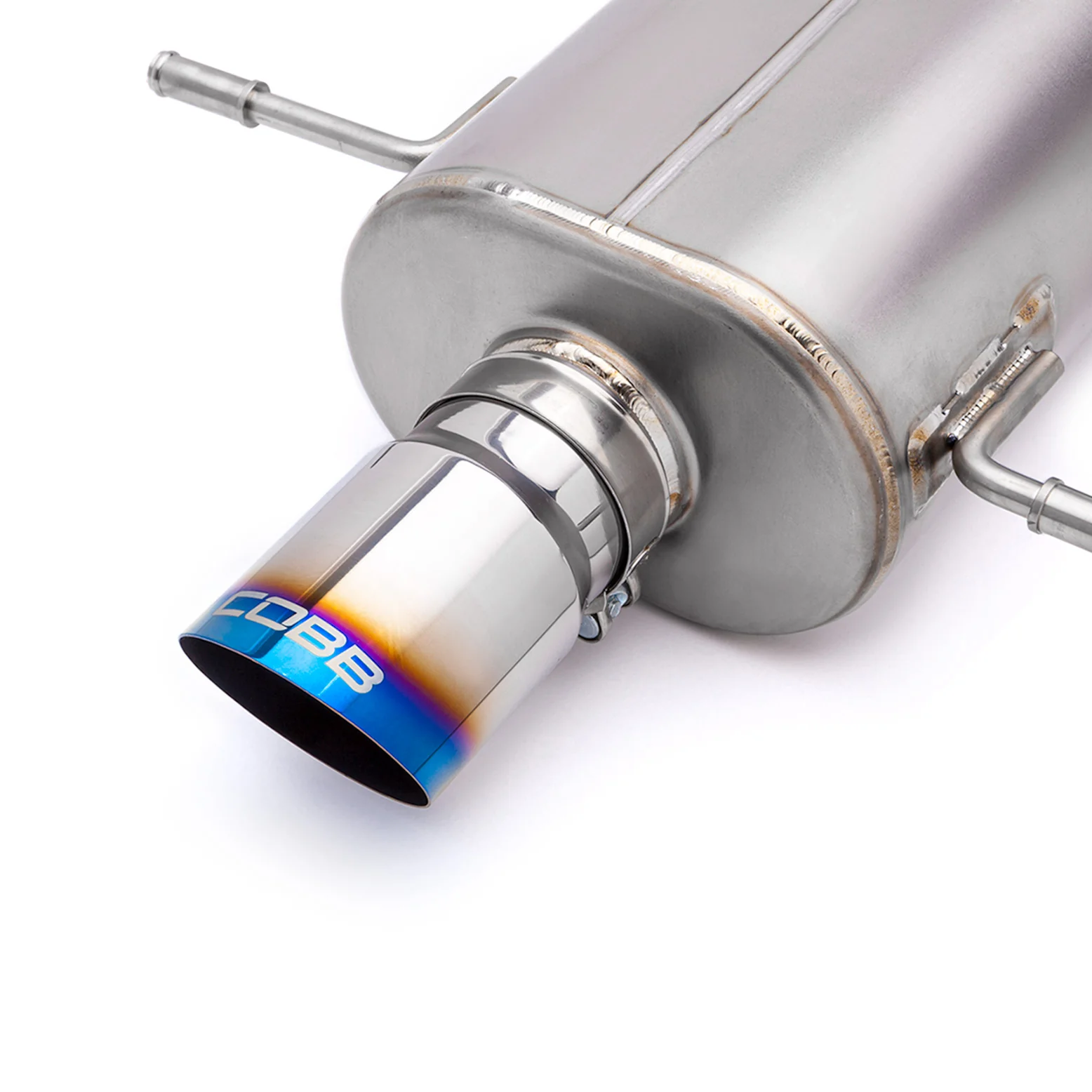 COBB Titanium Exhaust Tips Subaru WRX (02-07) WRX STI (04-07) Blued or Brushed Finish - Image 4