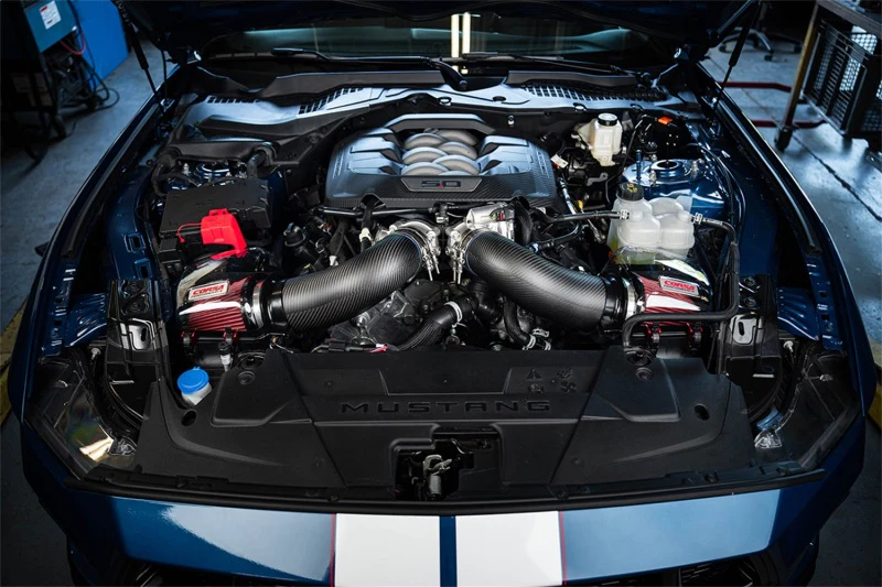 Corsa Cold Air Intake for Ford Mustang S650 5.0L & Dark Horse (2024-2026) Matte / Gloss Carbon Fiber - Full Kit or Air Ducts Only - Image 2