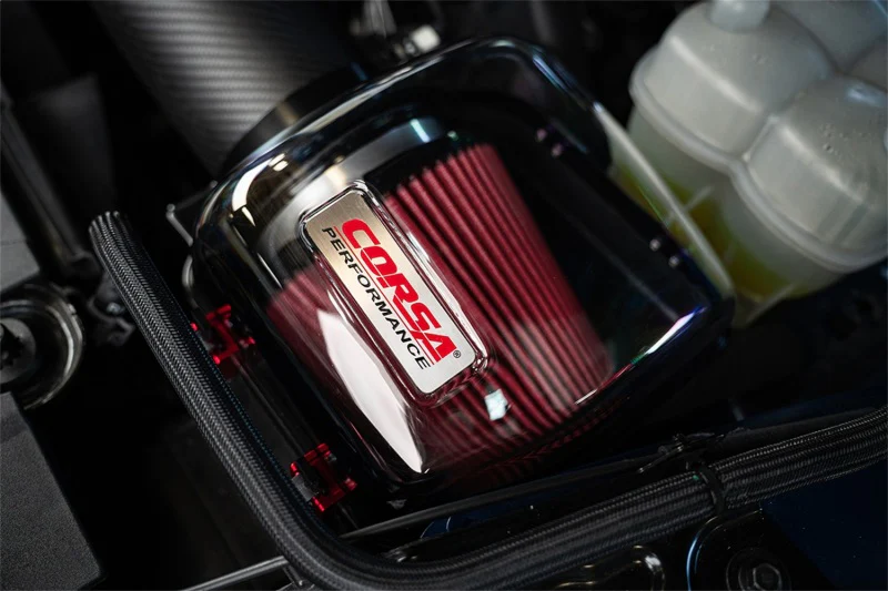 Corsa Cold Air Intake for Ford Mustang S650 5.0L & Dark Horse (2024-2026) Matte / Gloss Carbon Fiber - Full Kit or Air Ducts Only - Image 3