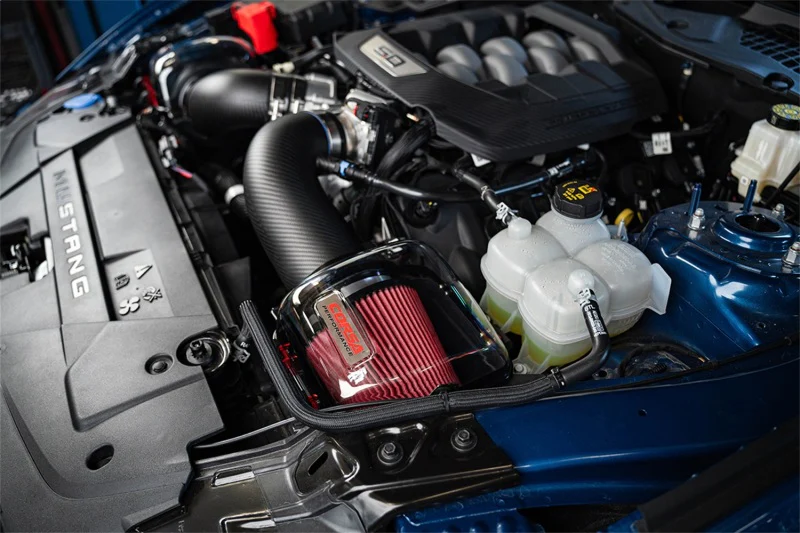 Corsa Cold Air Intake for Ford Mustang S650 5.0L & Dark Horse (2024-2026) Matte / Gloss Carbon Fiber - Full Kit or Air Ducts Only - Image 4
