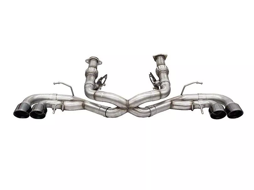 Corsa Exhaust Corvette C8 6.2L V8 Without Factory NPP (20-25) Catback with Polish or Carbon Fiber Finish - Image 2