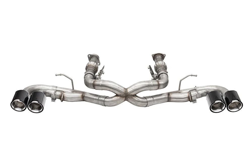 Corsa Exhaust Corvette C8 6.2L V8 Without Factory NPP (20-25) Catback with Polish or Carbon Fiber Finish - Image 7