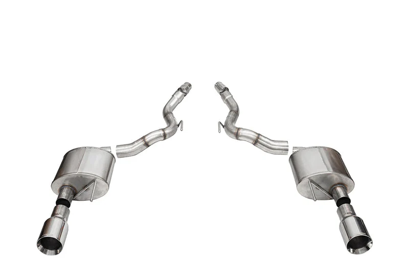 Corsa Exhaust Ford Mustang GT 5.0L S650 Convertible (2024) Axleback w/ Sport Mufflers - Image 3