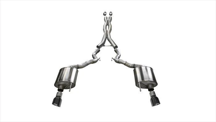 Corsa Exhaust Ford Mustang GT 5.0L V8 Convertible (15-17) Catback w/ Sport or Xtreme Mufflers - Image 2