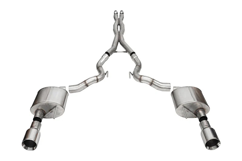 Corsa Exhaust Ford Mustang GT 5.0L Convertible S650 (24-25) Catback w/ Xtreme Mufflers - Image 2