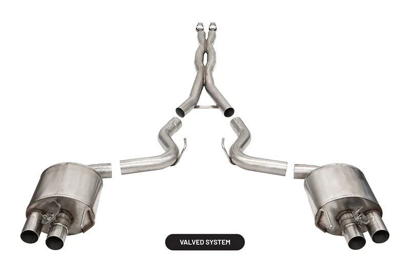 Corsa Exhaust Ford Mustang GT350 / GT350R 5.2L S550 (15-20) Catback w/ Xtreme Mufflers