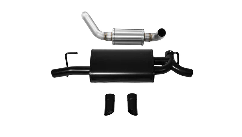Corsa Exhaust Jeep Wrangler JLU / JL 3.6L 2.0L Turbo (18-23) Axleback Sport or Touring Mufflers - Image 3