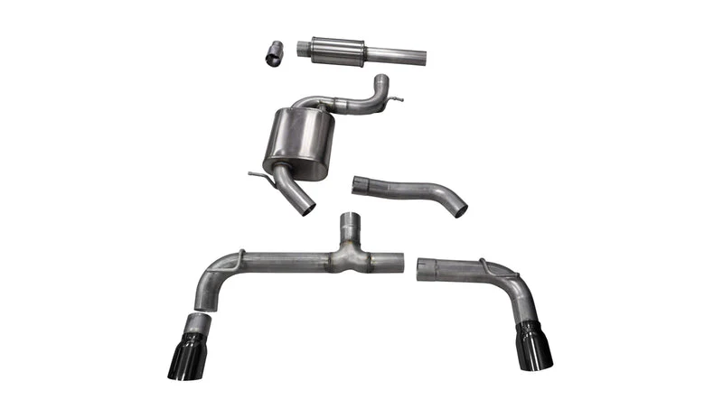 Corsa Exhaust VW Golf GTI MK7 2.0T (14-16 ) Catback w/ Sport Mufflers