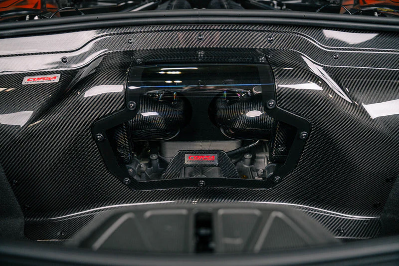 Corsa Intake for Chevy Corvette C8 Z06 (2023-2025) Carbon Fiber - Dual Path with Heat Shield 44012D - Image 4