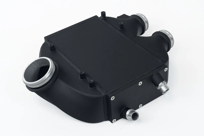 CSF Charge Air Cooler for BMW M2 Competition M2 CS F87 / M3 F80 / M4 F82 F83 S55 3.0L Twin Turbo (2015-2021) Top Mount Crinkle Black or Raw Aluminum Finish - Image 2