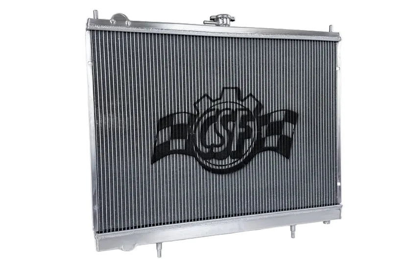 CSF Radiator for Nissan Skyline R34 GT-R (1999-2002) High Performance All-Aluminum Silver or Black Finish