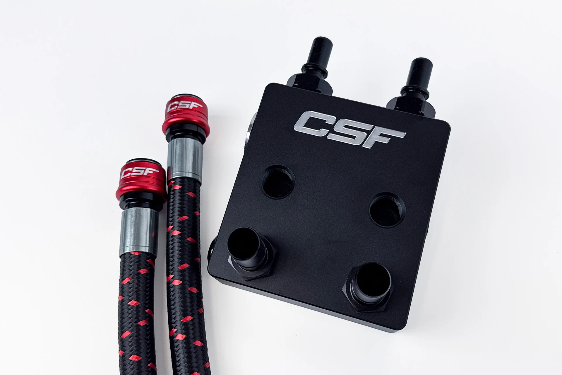 CSF Transmission Oil Cooler Ford Bronco 2.7L (2021-2025) All Aluminum - Black - Image 3