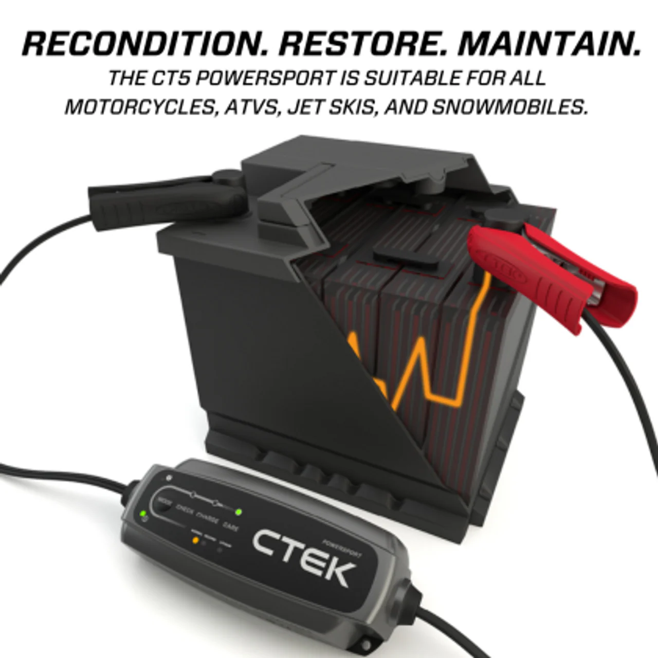 CTEK Ultimate Powersports Kit w/ CT5 Powersport 2.3A - Image 3