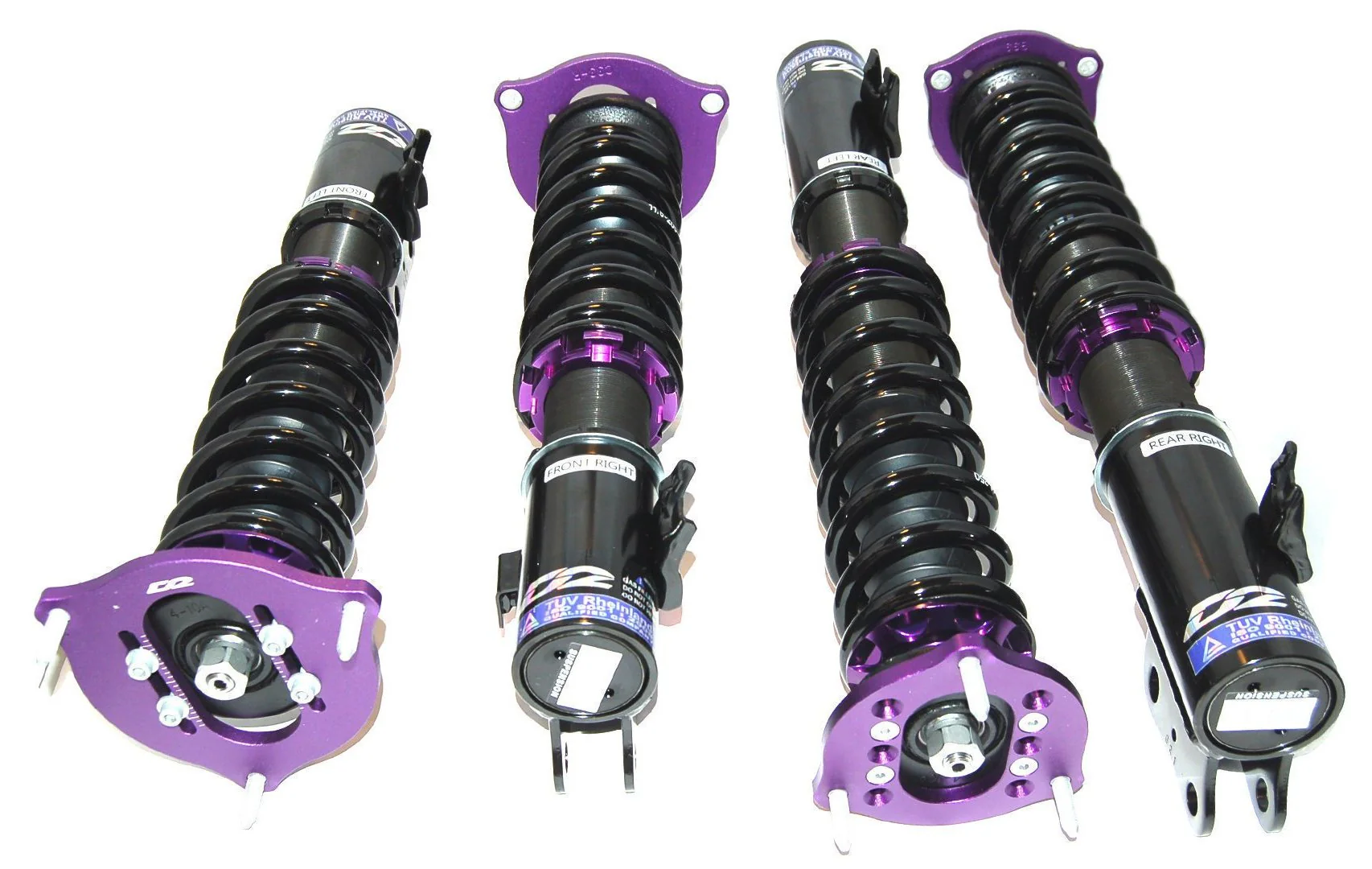D2 Racing RS Coilovers BMW 318i 318is 325 325e 325es 325i 325is (83-91) RS Coilovers w/ Front Lift Air Suspension Cups
