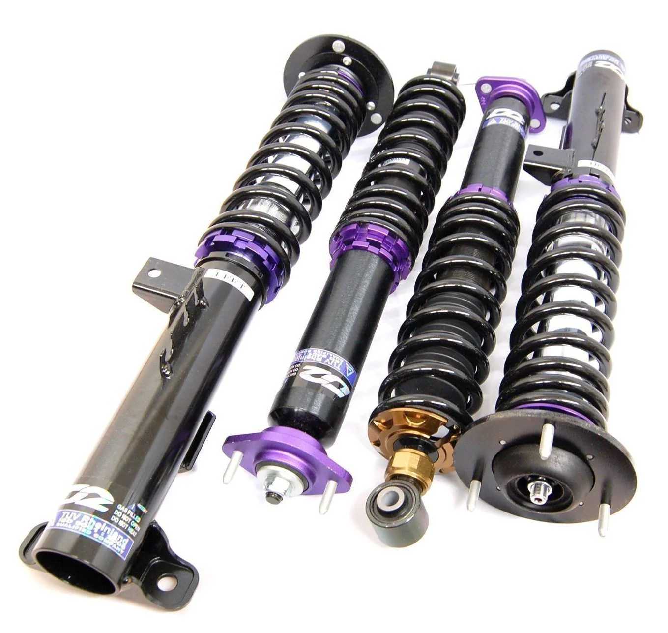D2 Racing RS Coilovers Subaru Crosstrek (2012-2016) RS Coilovers w/ Front Lift Air Suspension Cups - Image 2