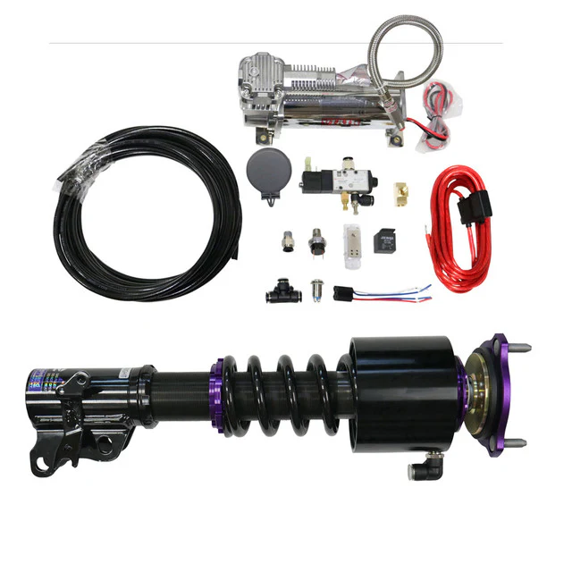 D2 Racing RS Coilovers Mercedes E350 4Matic AWD (2010-2016) RS Coilovers w/ Front Lift Air Suspension Cups - Image 11