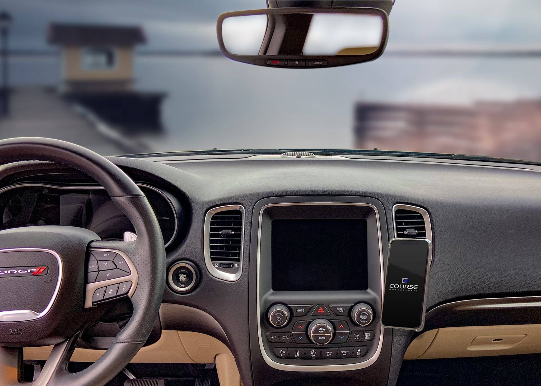 Course Motorsports Phone Mount for Dodge Durango (2014-2020) Cradle / Magnetic / MagSafe Wireless Charging - Image 4