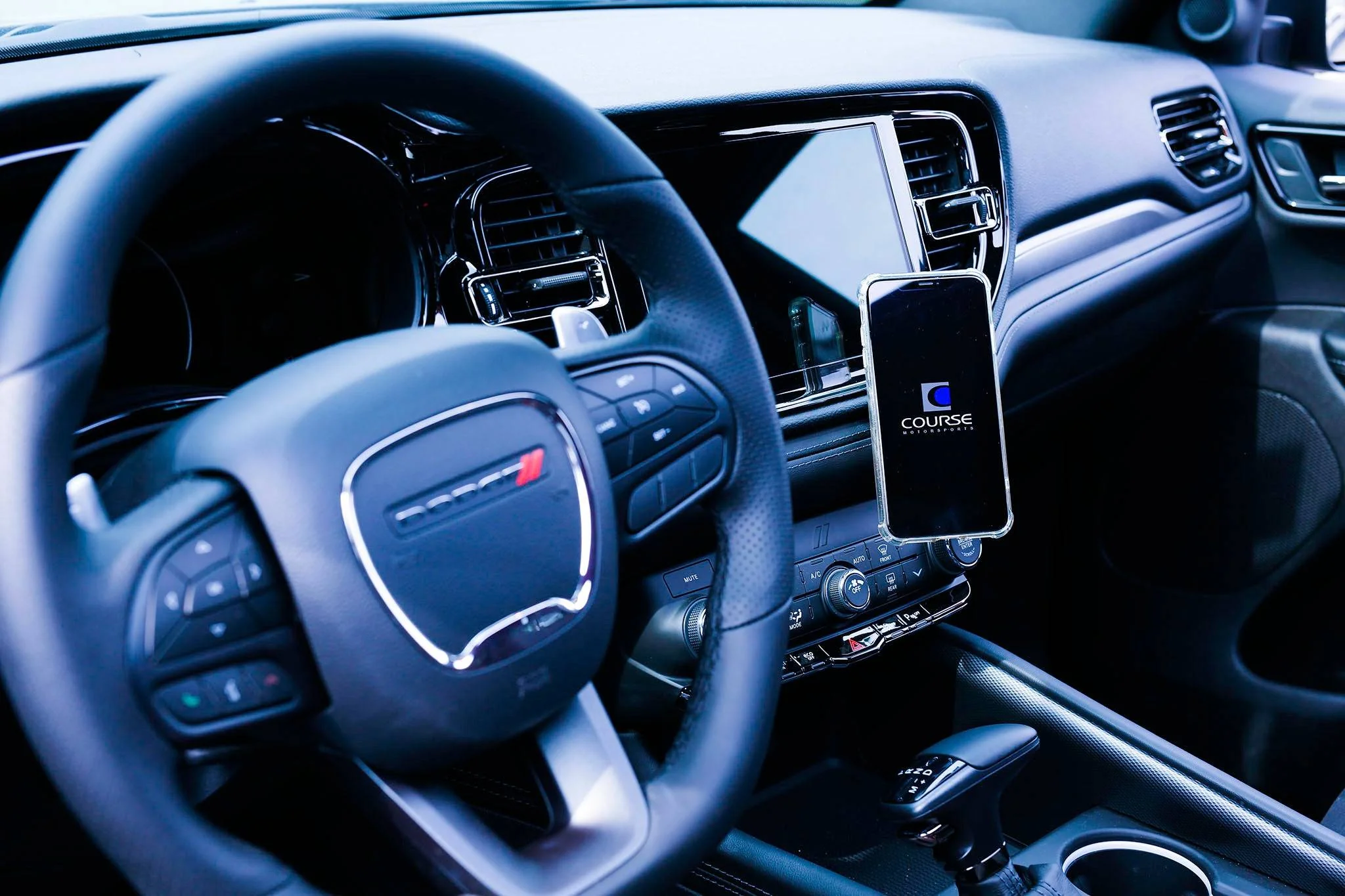 Course Motorsports Phone Mount for Dodge Durango (2021-2026) Cradle / Magnetic / MagSafe Wireless Charging - Image 3