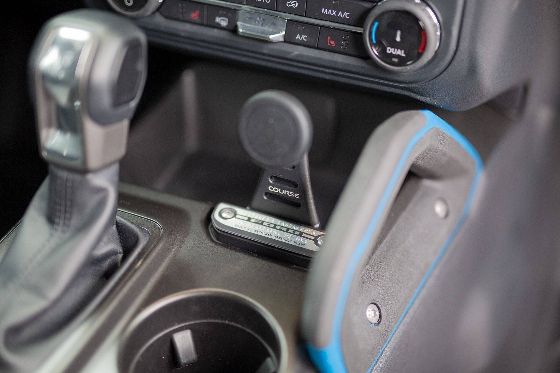 Course Motorsports Phone Mount for Ford Bronco 6G (2021-2026) Automatic Transmission Only - Cradle / Magnetic / Magsafe Wireless Charging - Image 7