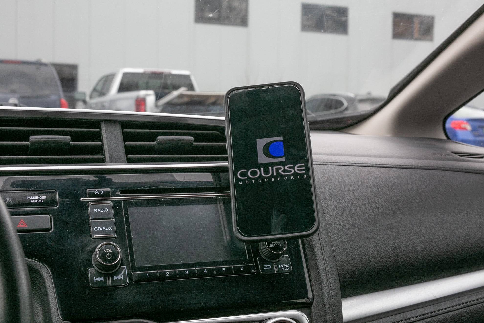 Course Motorsports Phone Mount for Honda Fit (2015-2022) Cradle / Magnetic / MagSafe Wireless Charging - Image 2