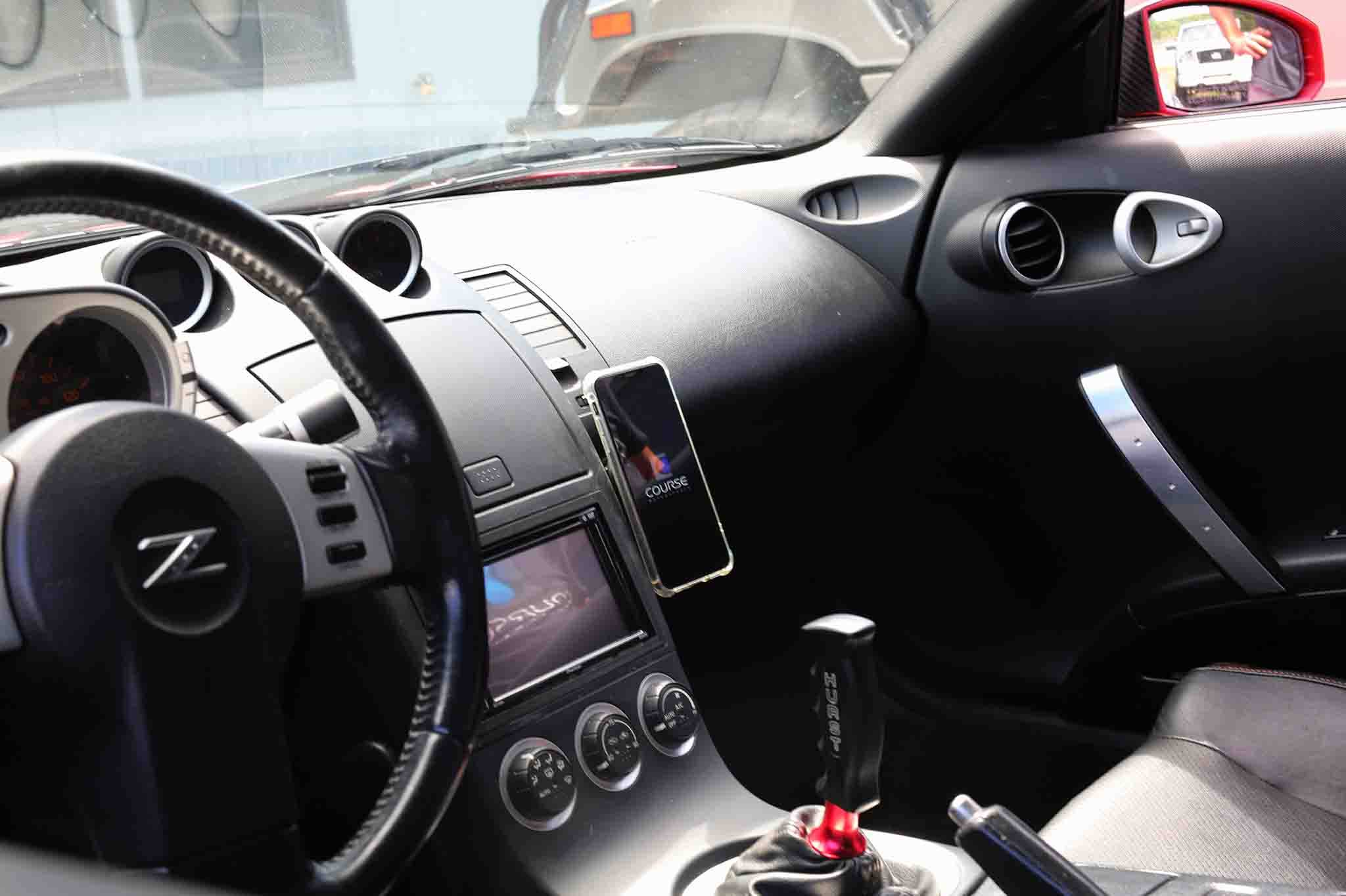 Course Motorsports Phone Mount for Nissan 350Z (2002-2009) Cradle / Magnetic / Magsafe Wireless Charging - Image 3