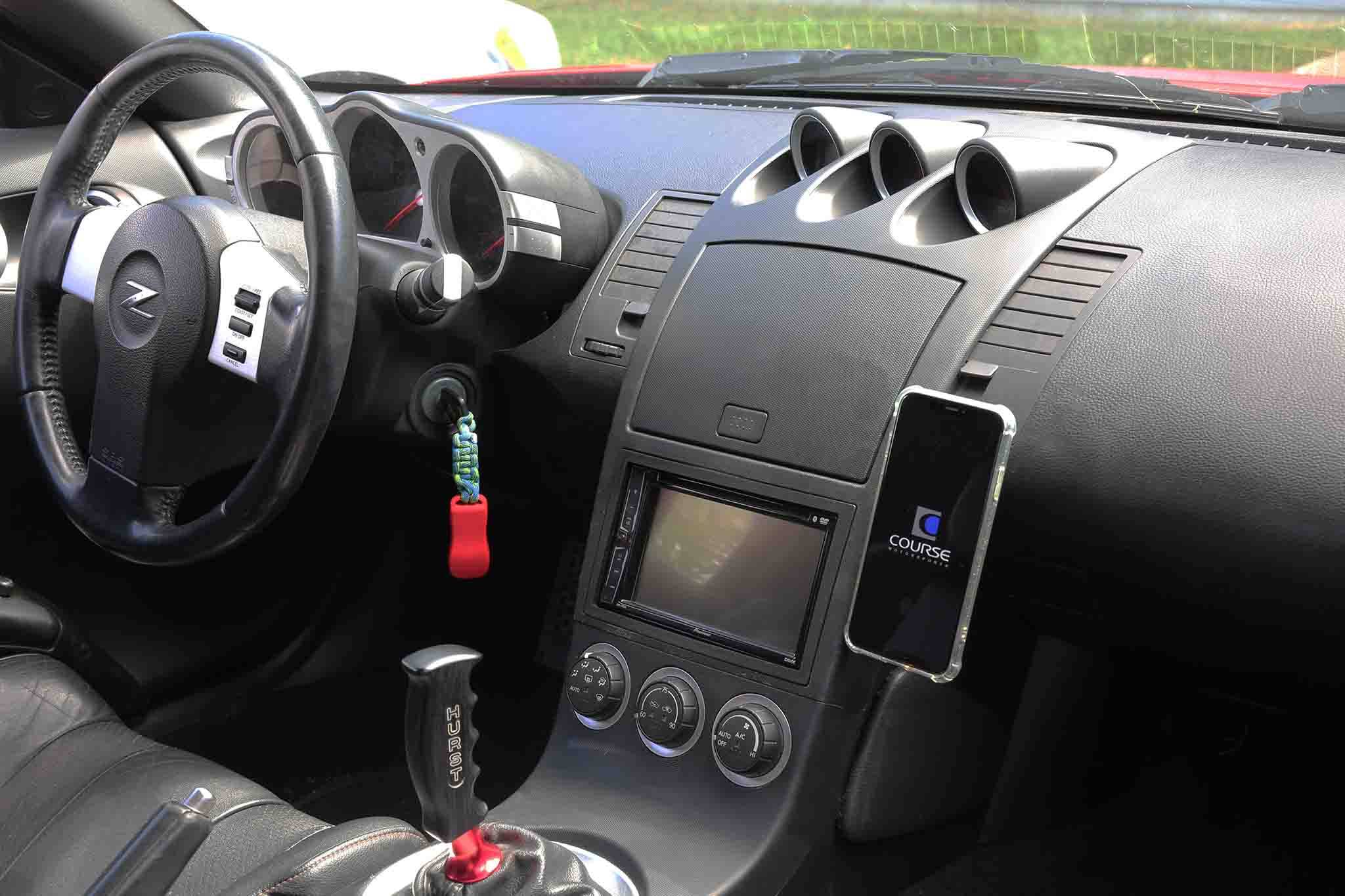 Course Motorsports Phone Mount for Nissan 350Z (2002-2009) Cradle / Magnetic / Magsafe Wireless Charging - Image 5