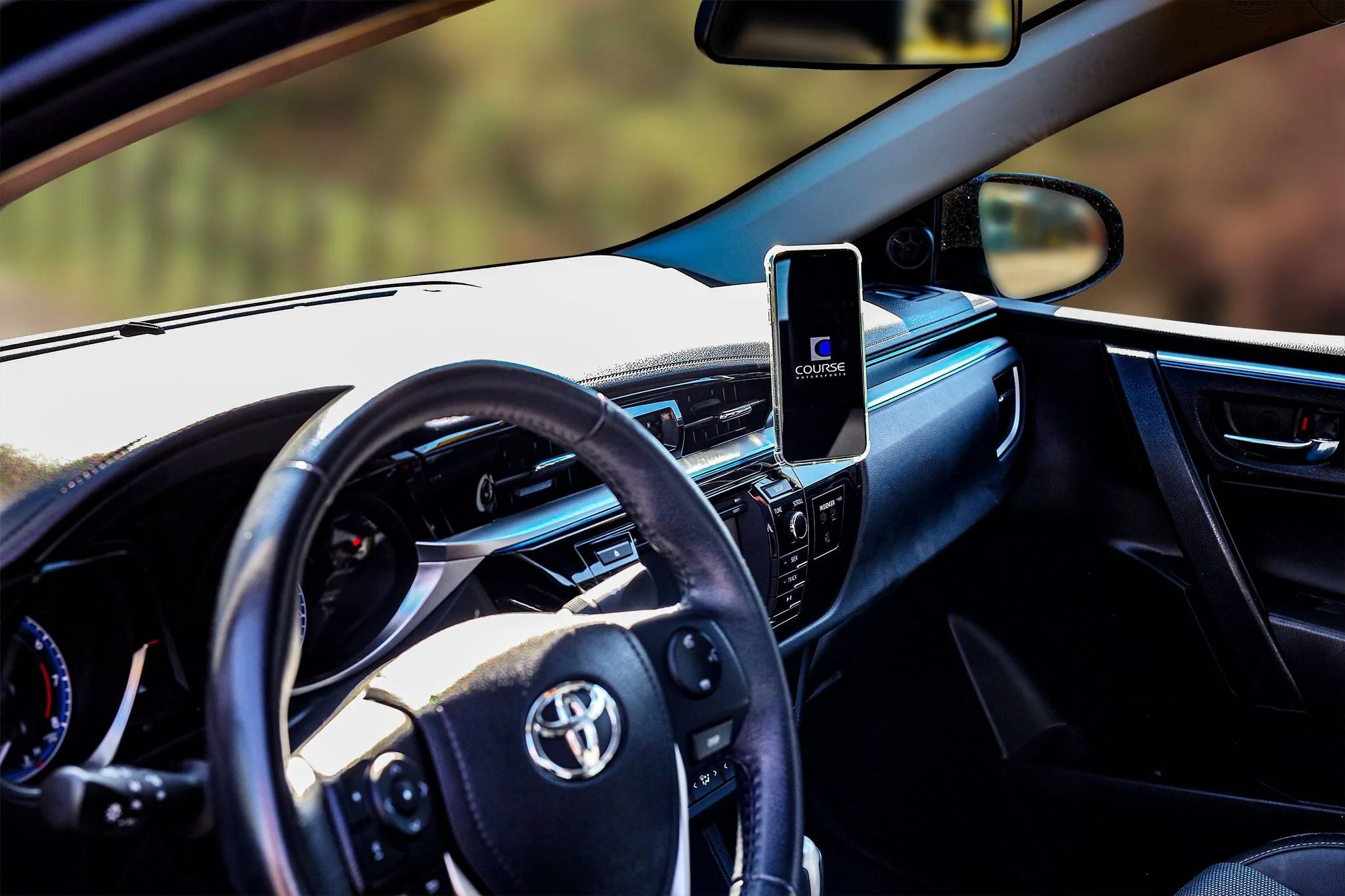 Course Motorsports Phone Mount for Toyota Corolla (2014-2017) Cradle / Magnetic / MagSafe Wireless Charging - Image 3