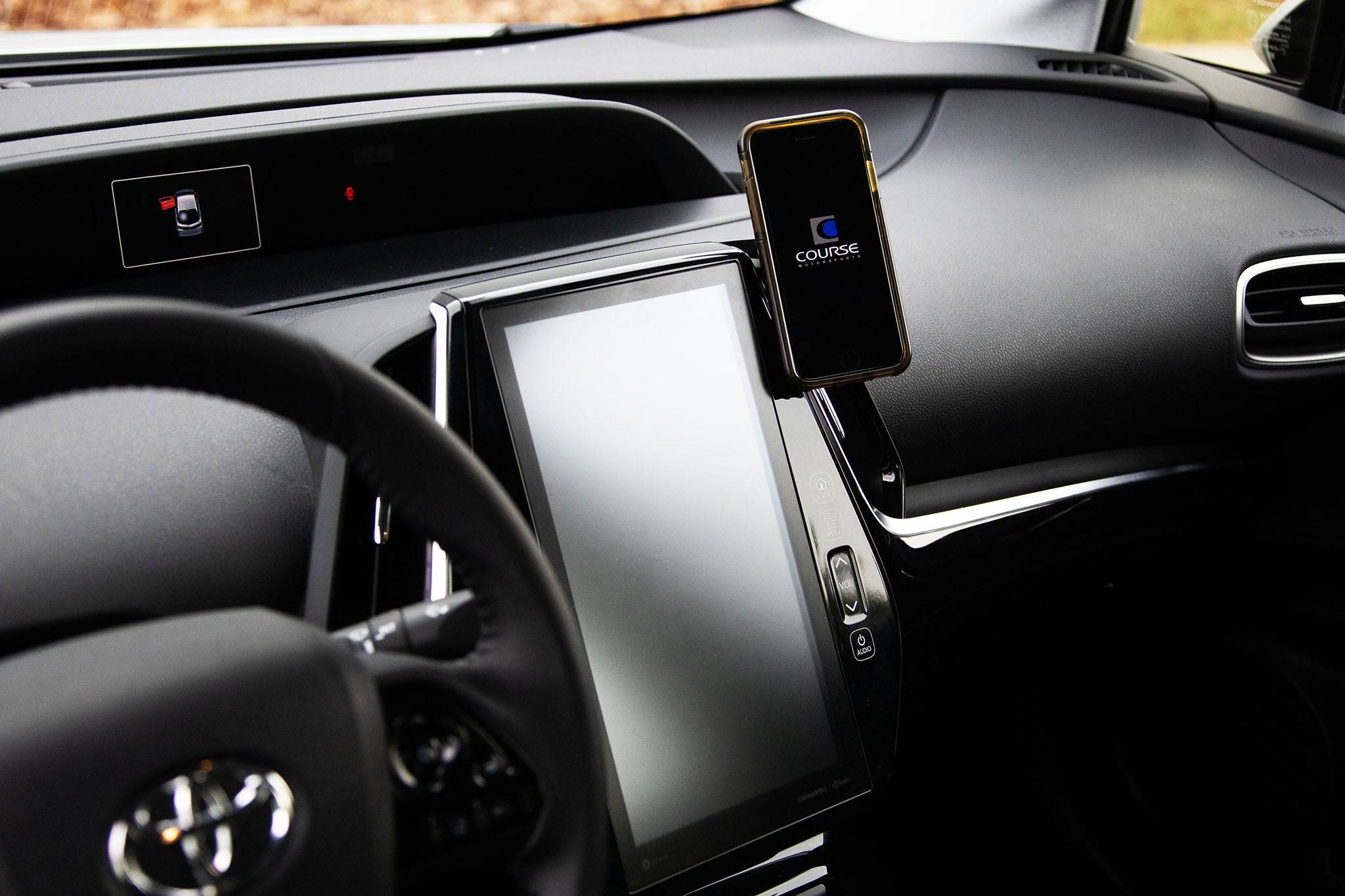 Course Motorsports Phone Mount for Toyota Prius (2019-2022) Cradle / Magnetic / Magsafe Wireless Charging - Image 5