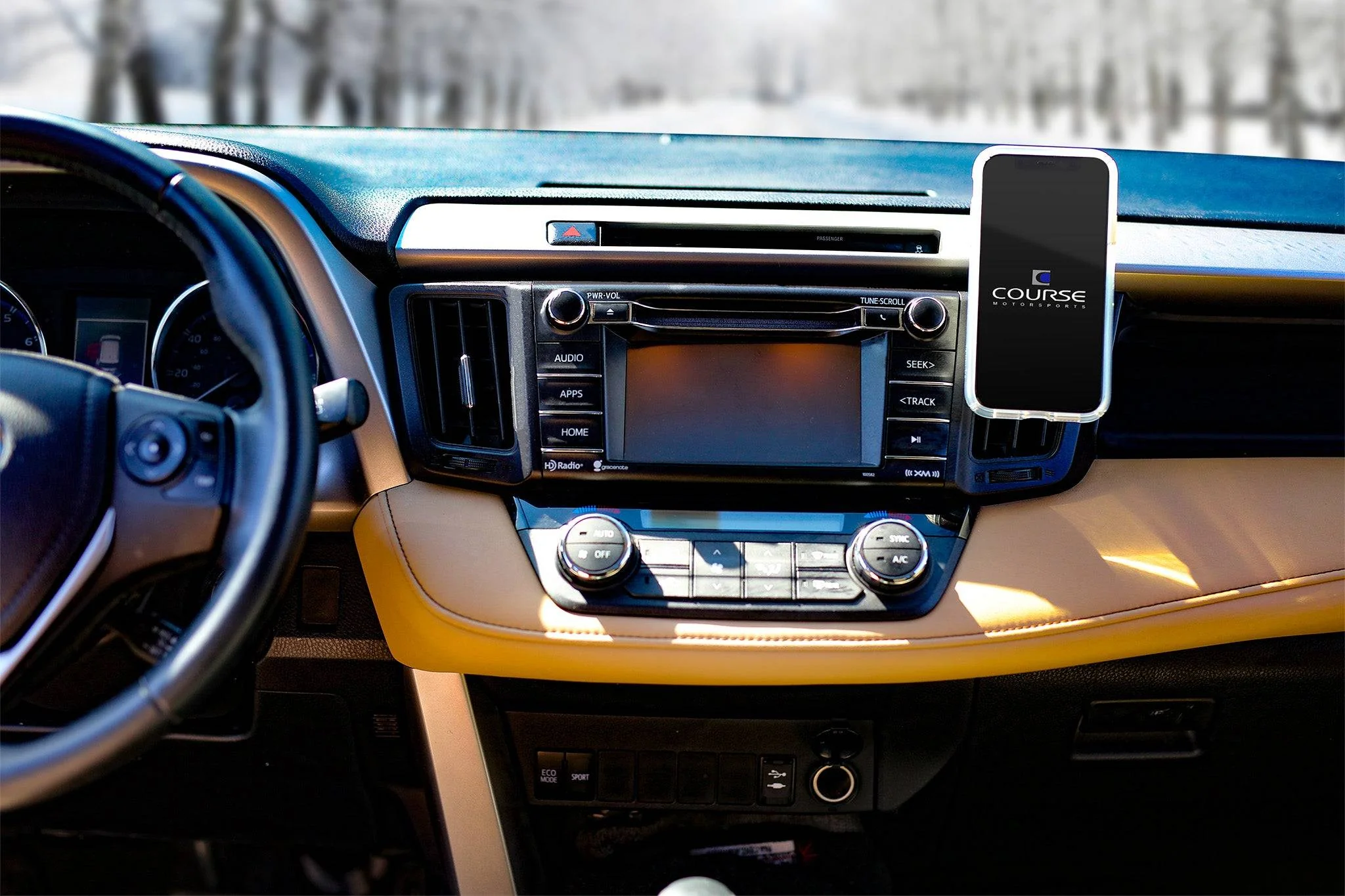 Course Motorsports Phone Mount for Toyota RAV4 (2013-2018) Cradle / Magnetic / MagSafe Wireless Charging - Image 4