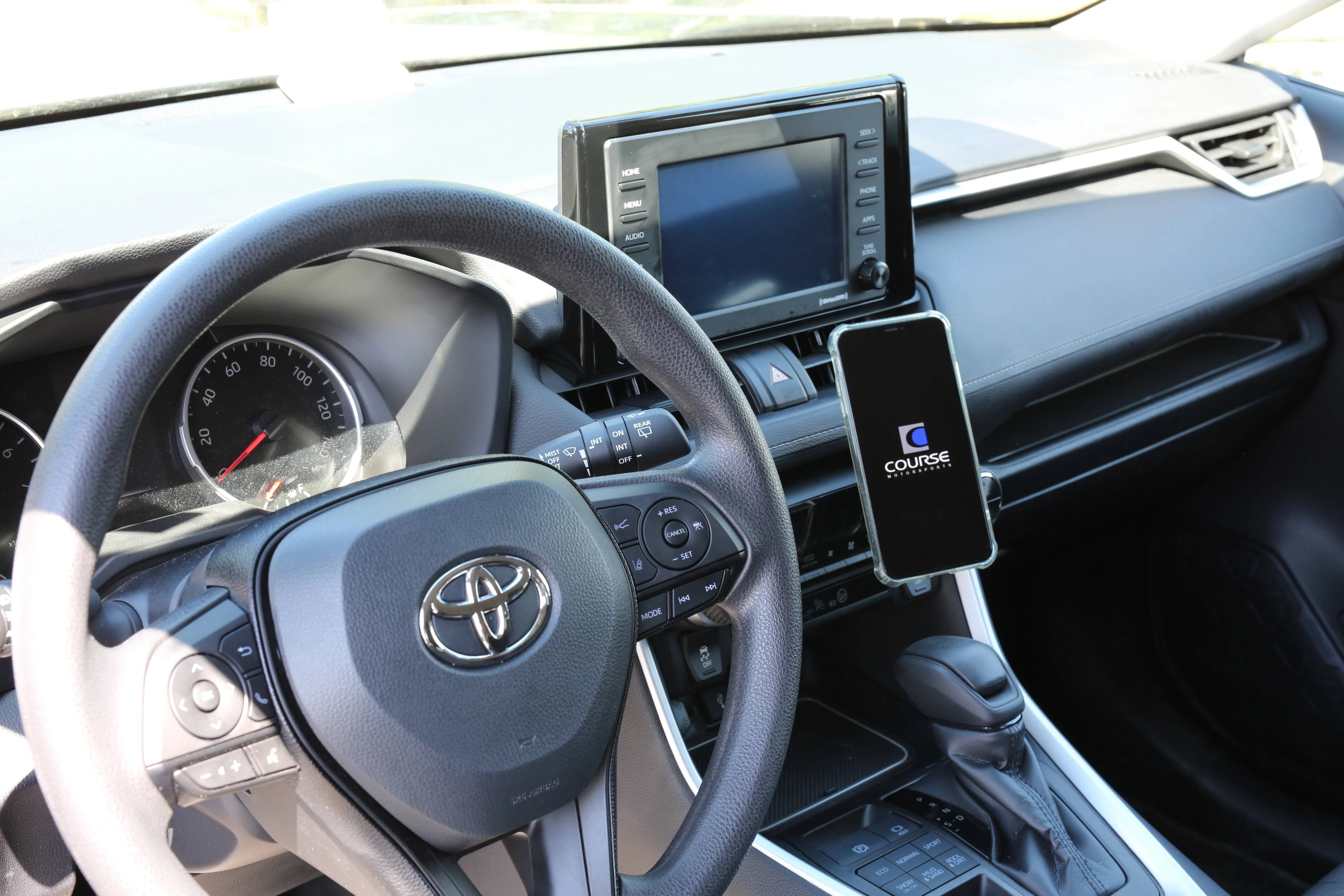 Course Motorsports Phone Mount for Toyota Rav4 (2019-2026) Cradle / Magnetic / Magsafe Wireless Charging - Image 3