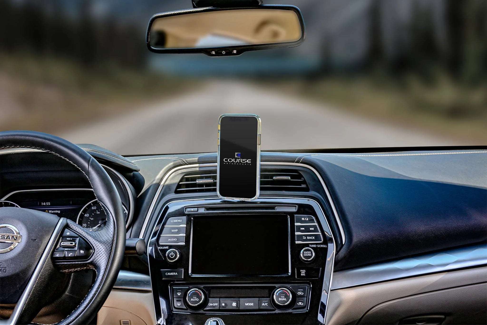 Course Motorsports Phone Mount for Nissan Maxima (2015-2023) Cradle / Magnetic / MagSafe Wireless Charging - Image 5