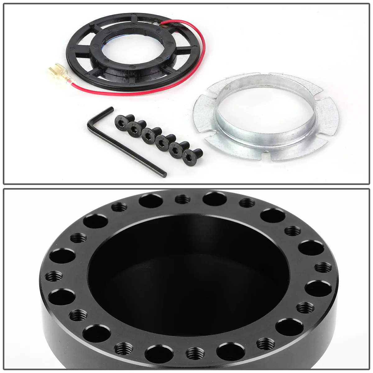 DNA 6-Hole Steering Wheel Hub Acura Integra (1990-2001) Black / Blue / Gold / Red / Silver / Purple - Image 40