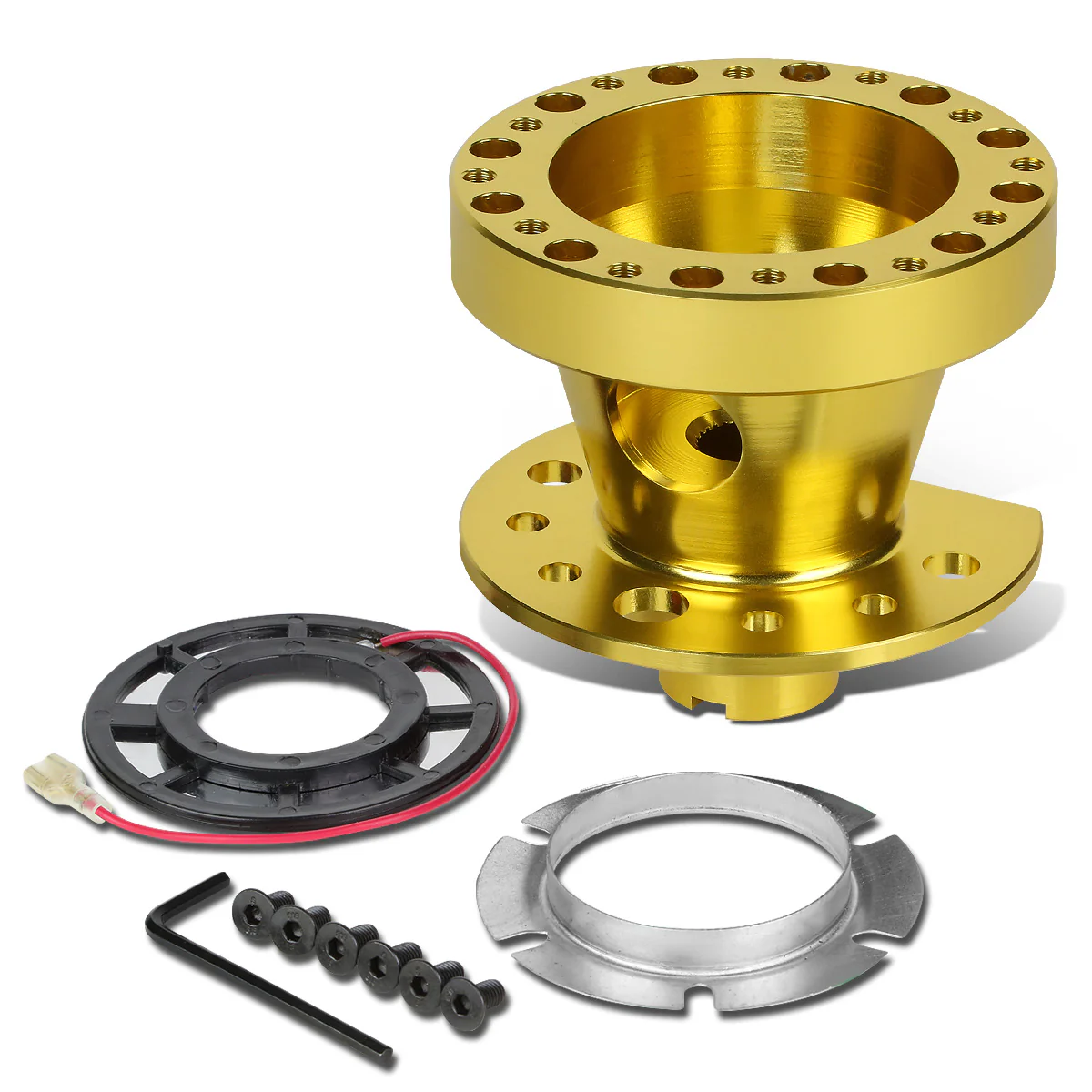 DNA 6-Hole Steering Wheel Hub Acura Integra (1990-2001) Black / Blue / Gold / Red / Silver / Purple - Image 46