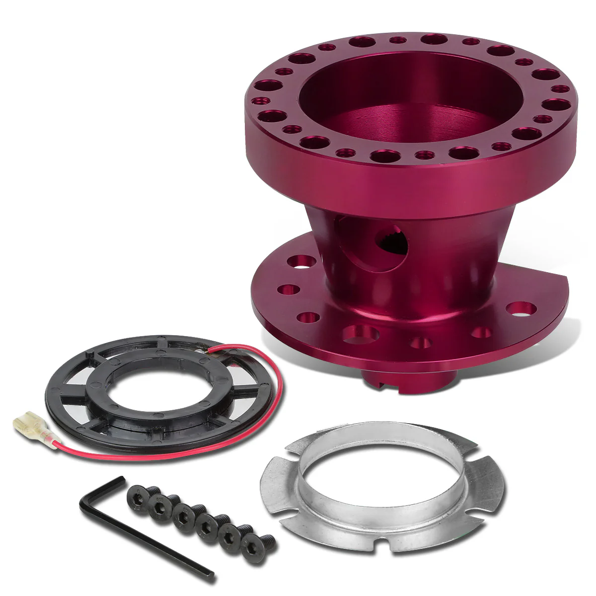 DNA 6-Hole Steering Wheel Hub Acura Integra (1990-2001) Black / Blue / Gold / Red / Silver / Purple - Image 56