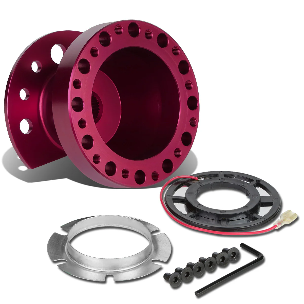 DNA 6-Hole Steering Wheel Hub Acura Integra (1990-2001) Black / Blue / Gold / Red / Silver / Purple - Image 57