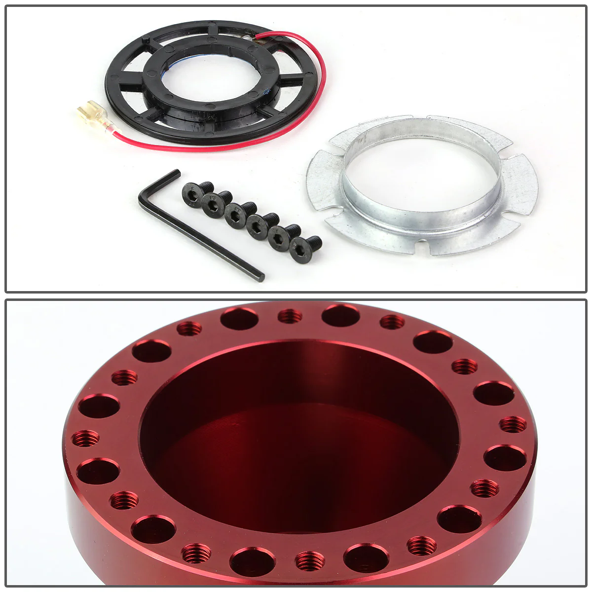 DNA 6-Hole Steering Wheel Hub Acura Integra (1990-2001) Black / Blue / Gold / Red / Silver / Purple - Image 65