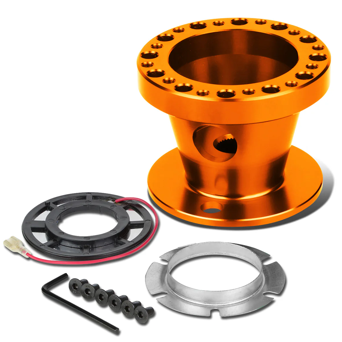 DNA 6-Hole Steering Wheel Hub Nissan 200SX (1995-1998) Black / Blue / Gold / Red / Silver / Purple - Image 16