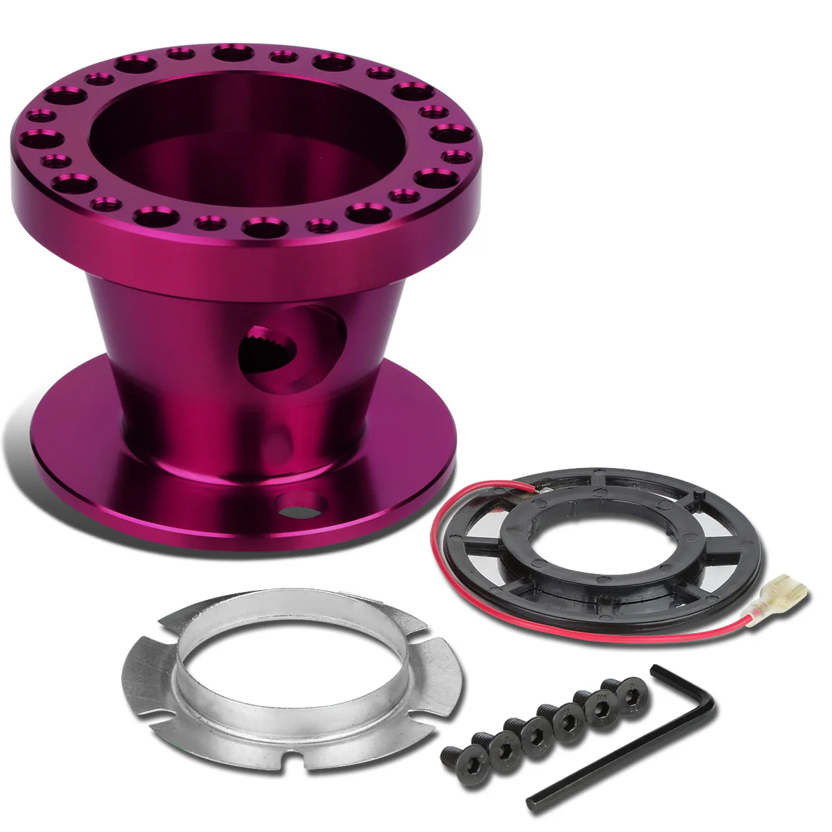 DNA 6-Hole Steering Wheel Hub Nissan 200SX (1995-1998) Black / Blue / Gold / Red / Silver / Purple - Image 21