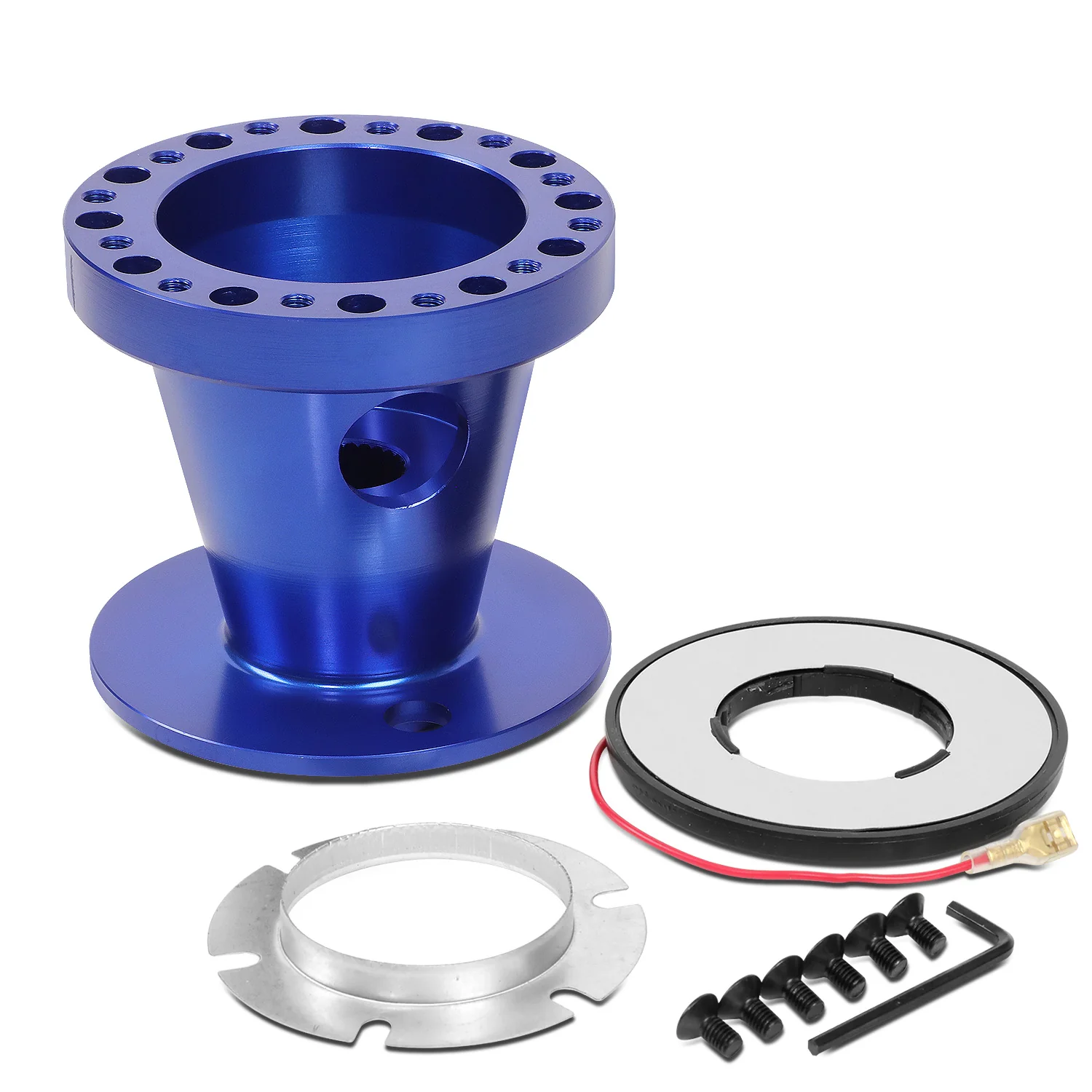 DNA 6-Hole Steering Wheel Hub Ford F150 / F250 / F350 (1992-1997) Black / Blue / Gold / Red / Silver - Image 7