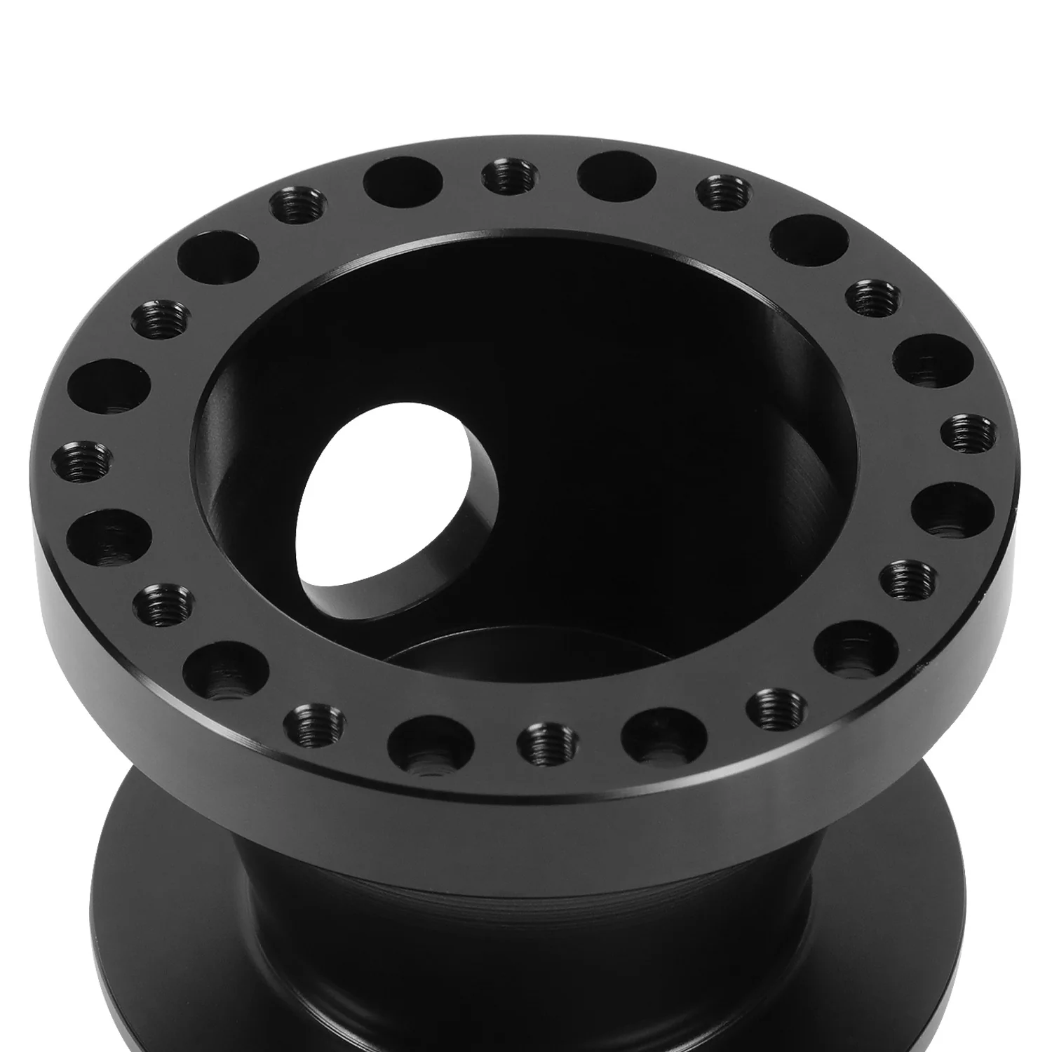 DNA 6-Hole Steering Wheel Hub Ford Thunderbird (1984-1988) Black / Blue / Gold - Image 3