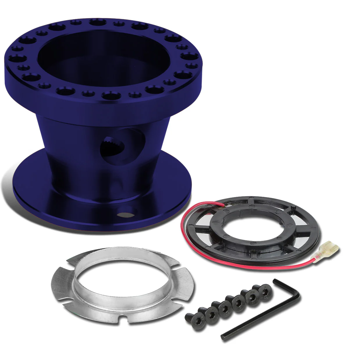DNA 6-Hole Steering Wheel Hub Honda Prelude (1992-1996) Black / Blue / Gold / Red / Silver / Purple - Image 16