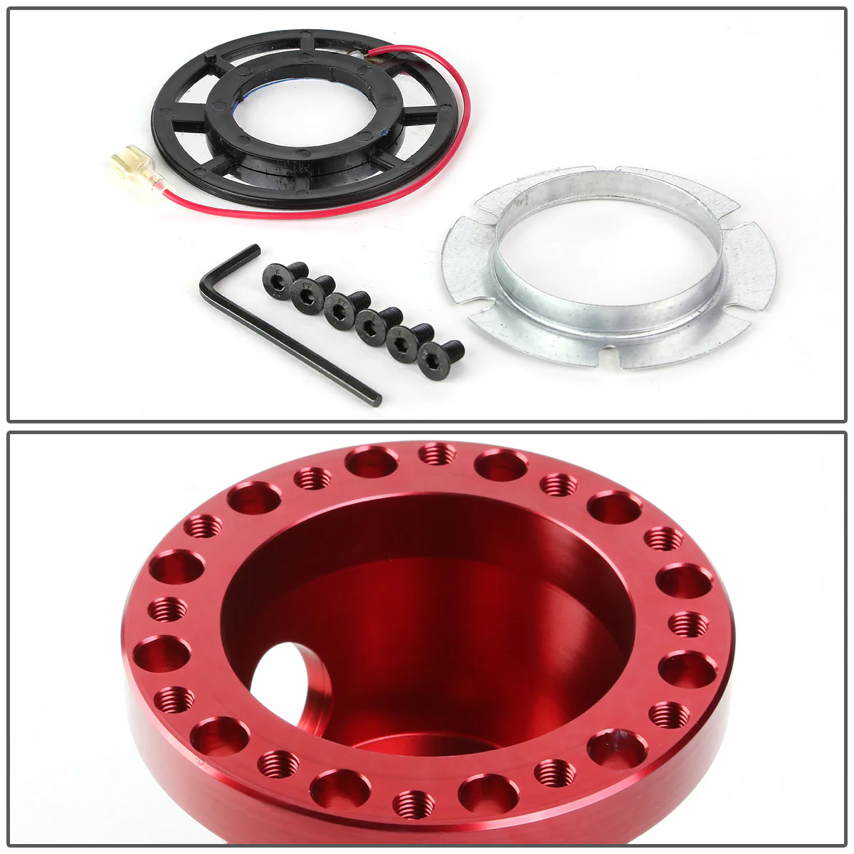 DNA 6-Hole Steering Wheel Hub Kia Rio (2001–2011) Black / Blue / Gold / Red / Silver / Purple - Image 25