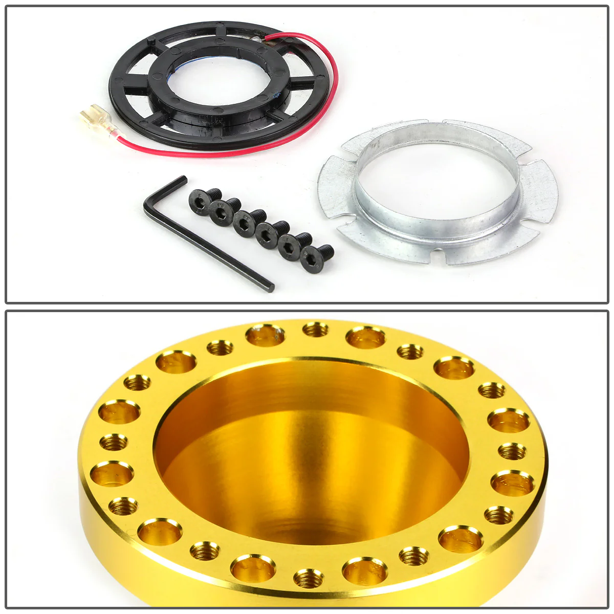 DNA 6-Hole Steering Wheel Hub Lexus IS300 (2001–2005) Black / Blue / Gold / Red / Silver / Purple - Image 25