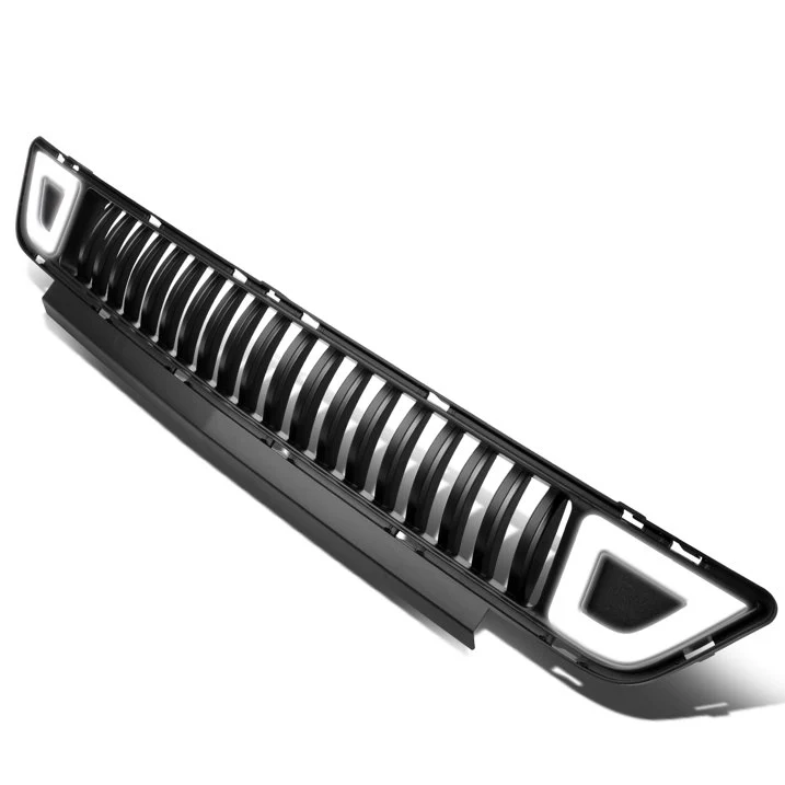 DNA Bumper Grille for Ford Mustang S550 (2015-2020) Front Lower with LED DRL - Honeycomb Mesh or Vertical Fence Style - Image 12
