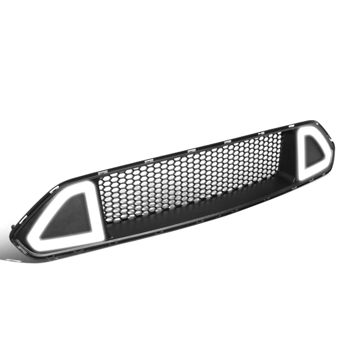 DNA Bumper Grille for Ford Mustang S550 (2015-2020) Front Lower with LED DRL - Honeycomb Mesh or Vertical Fence Style - Image 27