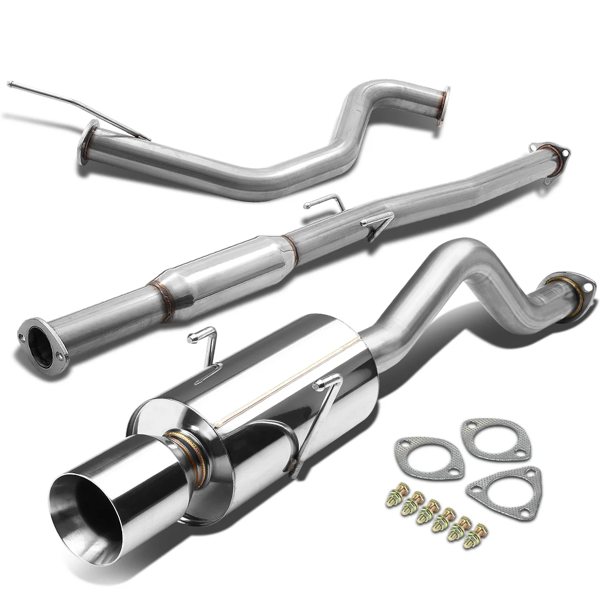 DNA Exhaust Acura Integra (1994-2001) Catback with Single Wall Round or Double Wall Rolled Tip - Image 19