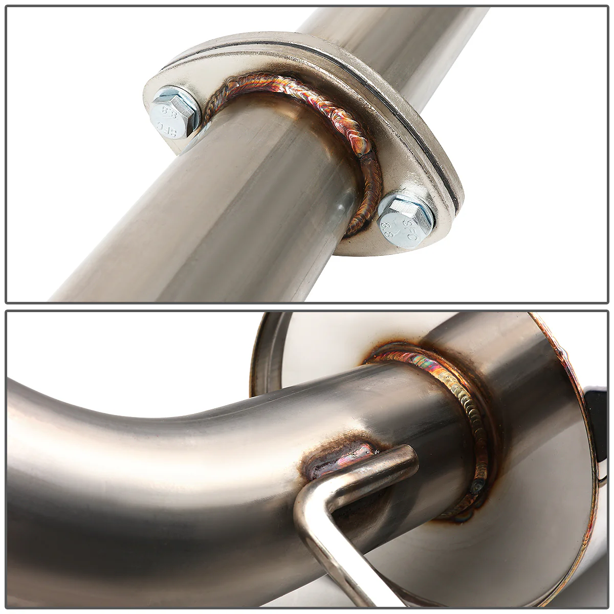 DNA Exhaust for Acura Integra GS / RS Coupe (1990-1993) Catback w/ Polished or Burnt N1 Muffler Tip - Image 5